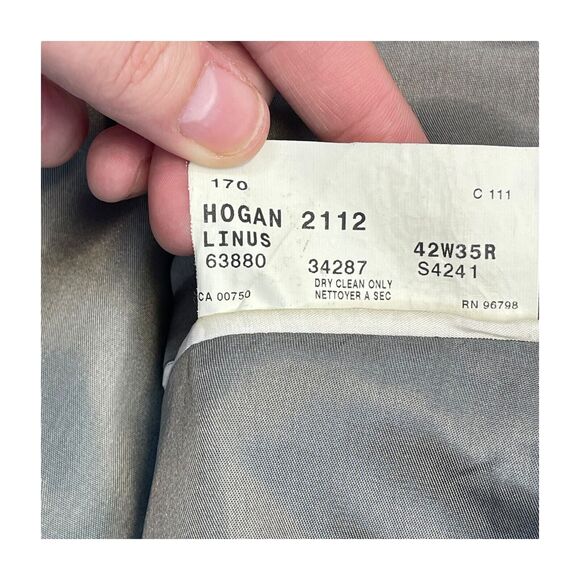 Hickey Freeman Addison Sport Coat Men's 42 X 35 Black White Houndstooth Classic - Picture 2 of 9